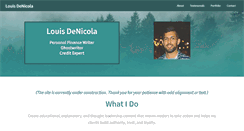 Desktop Screenshot of louisdenicola.com